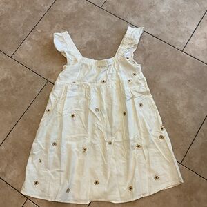 Wild Fable White Dress with Floral Details Cottagecore fairycore